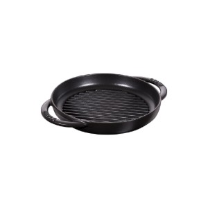 Tigaie grill, fonta, 22 cm, Black - Staub
